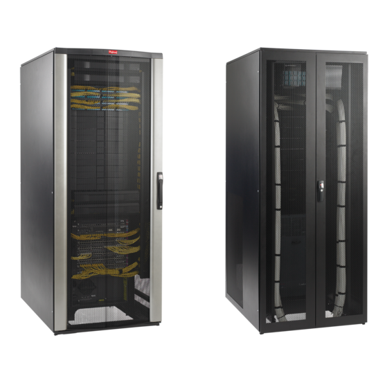 Hoffman PNS20810BNS | ProLine Network Switch Cabinet, 2000x800x1000mm, Black, Steel, No Sides