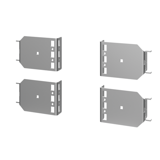 Hoffman PRB100 | Frame-Reducing Brackets, 100mm Bracket, Steel