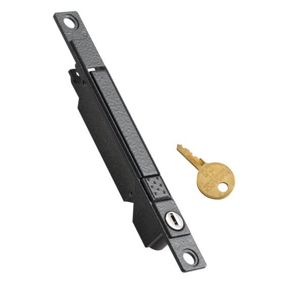 Hoffman PTKLDC | Flush Keylocking Trigger Latch with Random Key Codes, Black, Steel