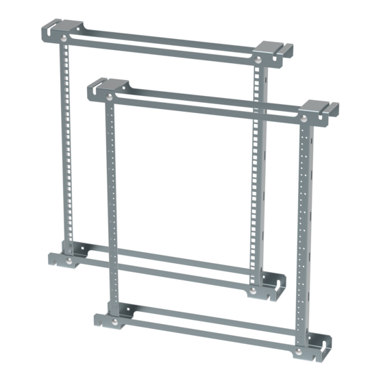 Hoffman PTRA36S | ProTek Rack Angles, 33.25, 19U, Plated, Steel, Square