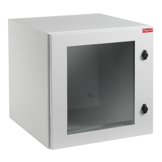 Hoffman PTRW242412G2 | ProTek Single-Door, Type 4, 12, 24.09x23.62x11.81, Lt Gray, Steel, Window