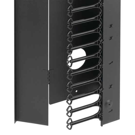 Hoffman PVF207 | ProLine CableTek Vertical Cable Manager, 2000x700mm, Black, Steel
