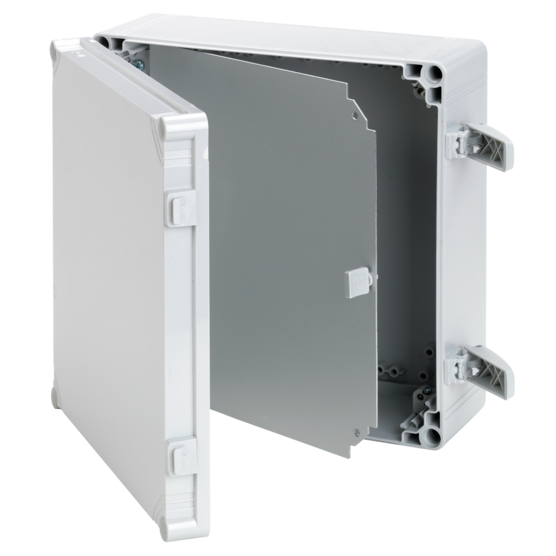 Hoffman QIHFP22A | Swing Panel, fits 200x200mm, Aluminum