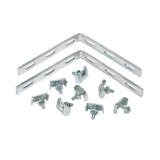 Hoffman QTP90TKIT | Splice Bars, 1.00x5.00x5.00, Lt Gray, Steel