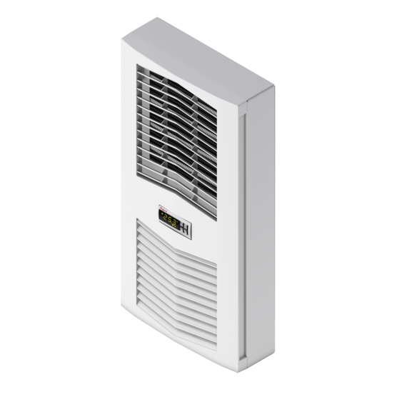 Hoffman S060316G050 | SpectraCool Slim Fit Indoor S06 AC, 300BTU 115V, Lt Gray, Steel