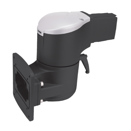 Hoffman S1MPCH | Syspend 180-Max Horizontal Panel Coupling, 8.73x9.25x4.71, Black, Aluminum