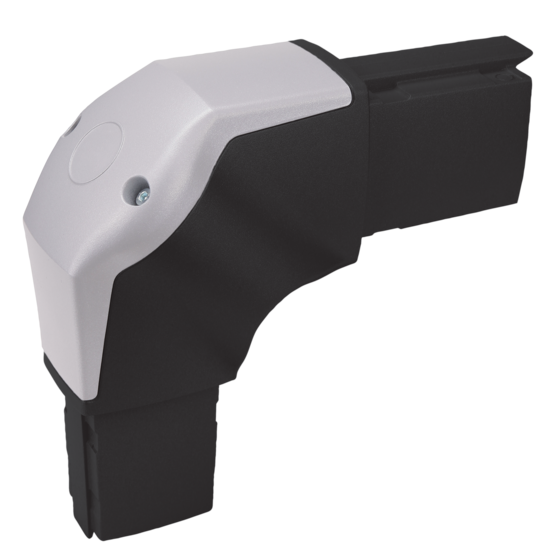 Hoffman S1MRE | Syspend 180-Max Reduction Elbow, 8.27x9.02x3.54, Black, Aluminum