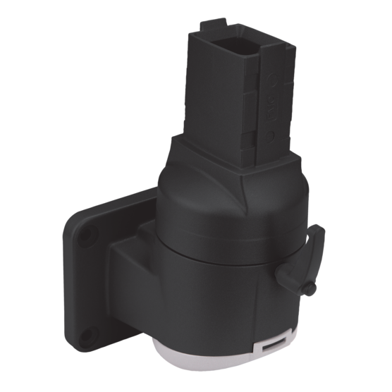 Hoffman S1MWJV | Syspend 180-Max Vertical Wall Joint, 9.67x6.10x5.28, Black, Aluminum
