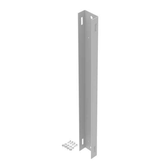 Hoffman T11FTTXPMK | Fiber Optic Cabinet Pole-Mount Kit, 10U
