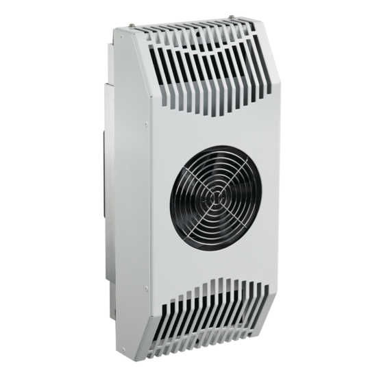 Hoffman TE162024010 | Thermoelectric Cooler TE16 24V with Shroud, 15.93x7.35x7.25, Lt Gray, Steel