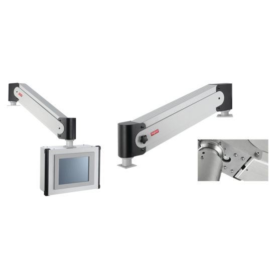 Hoffman VHD26 | Syspend VHD-Motion Arm Type 4, 10.18x30.65x4.86, Lt. Gray, Steel