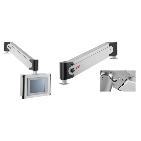 Hoffman VHD36 | Syspend VHD-Motion Arm Type 4, 10.18x40.65x4.86, Lt. Gray, Steel