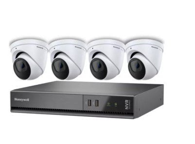 Honeywell Building Products HN35080202E65PK | 35 Series Day-Night Kit 8 Channel 2TB eNVR (x1) and 5MP Ball Cameras (x6)