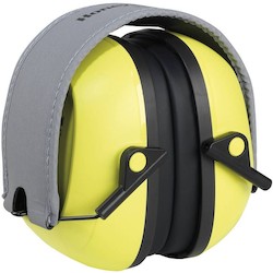 Honeywell Safety Products 1035106-VS | VS120FHV Verishield Hi-viz Yellow Folding Earmuff, NRR 27