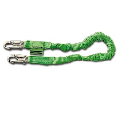 Honeywell Safety Products 216M-Z7/6FTGN | Miller Manyard II Shock-Absorbing Lanyard, 2 Snap Hooks, 6 ft