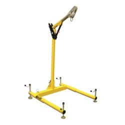 Honeywell Safety Products DH-2/ | DuraHoist Four-Piece Hoist System, Includes One-Piece Adjustable Mast (DH-3/), Three-Piece Portable Base (DH-4/)