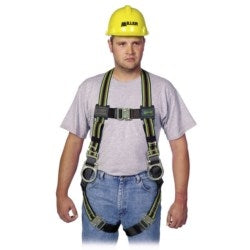 Honeywell Safety Products E650QC-7/UGN | Quick Connect buckle chest strap and legs straps; Comfort D-Pad; and side D-rings - universal