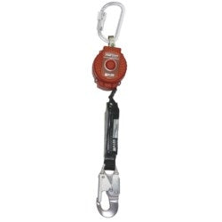 Honeywell Safety Products MFL-11-Z7/6FT | Turbolite With Aluminum Twist-lock Carabiner And Aluminum Locking Snap Hook On Lanyard End