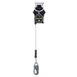 Honeywell Safety Products MFLEC-11/6FT | 6-ft. single PFL with galvanized steel cable lifeline and aluminum locking snap hook