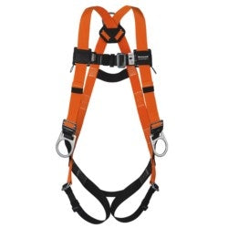 Honeywell Safety Products T4007/UAK | Full-body harness with sliding back D-ring; side D’s, mating buckle legs