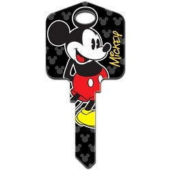 Howard Keys KW-D82 | Decorative Key Blank, Kwikset, Disney Mickey Mouse Design