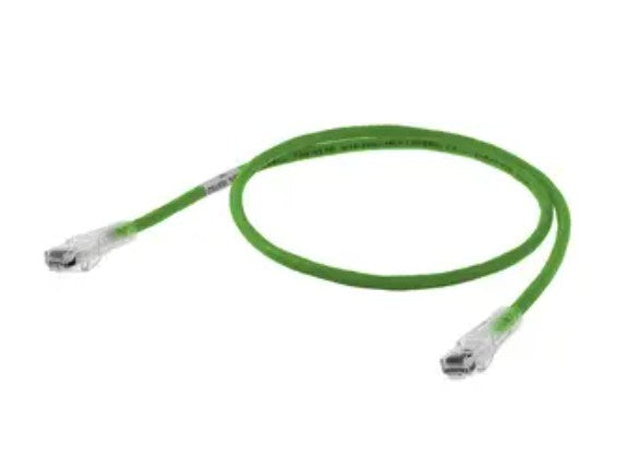 Hubbell Premise Wiring HC6GN25 | Patch Cord, 24 AWG, Stranded, Green, 8 Conductors, Unshielded Twisted Pair