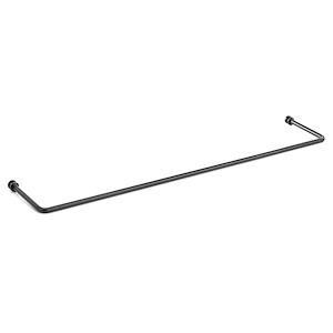 Hubbell Premise Wiring HPRCMB | Patch Panel Cable Mounting Bar, Black, Steel, For For Attaches to HP Series Panels, PanelMounting, 4 AWG Wire