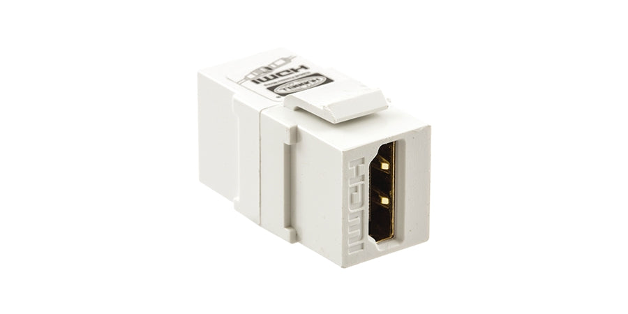 Hubbell Premise Wiring SFHC14W | HDMI Keystone Connector, White, Contact Copper