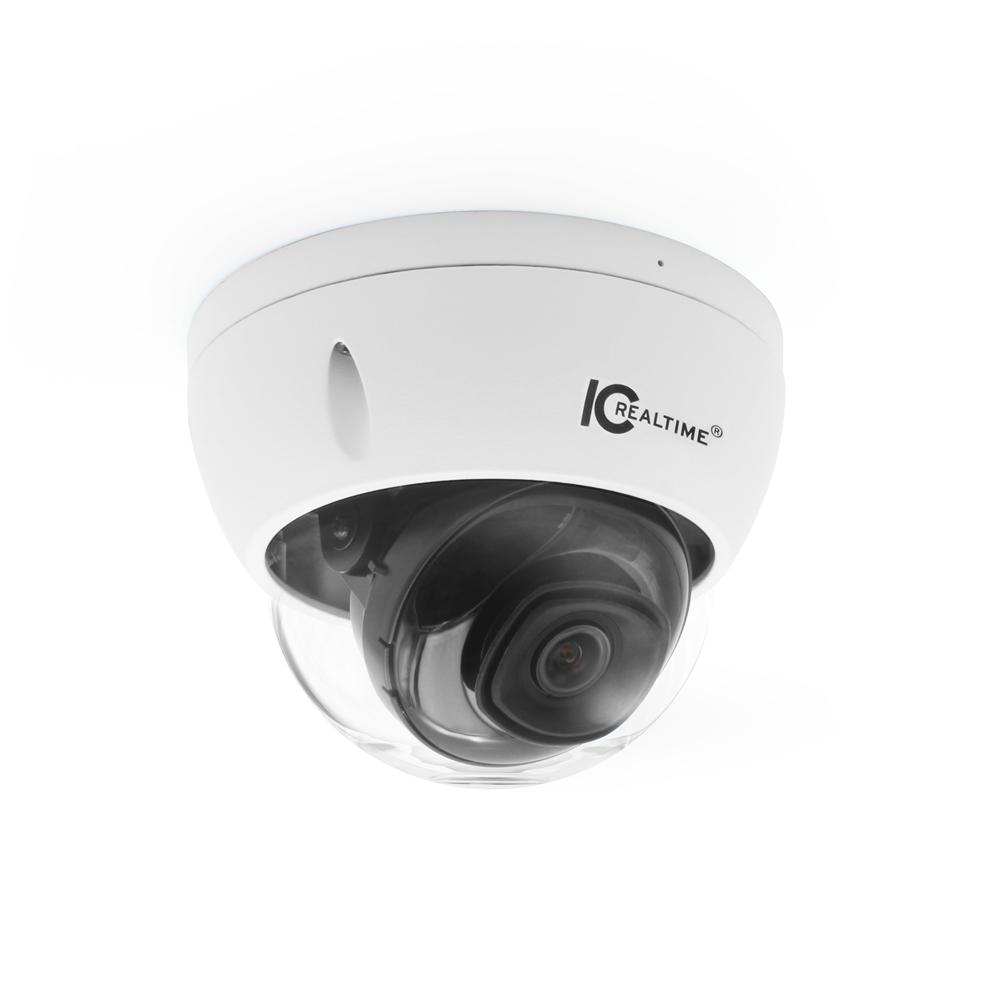 IC Realtime IPEG-D40F-IRW3 | 4MP IP Indoor/Outdoor Small-Size Vandal Dome Camera