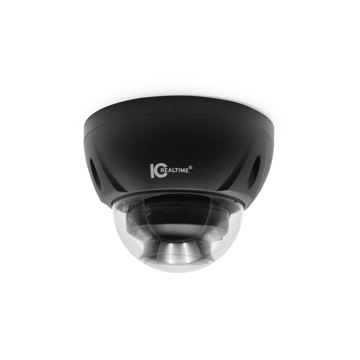 IC Realtime IPFX-D80V-IRB3 | 8MP IP Indoor/Outdoor Vandal Dome Camera, Black Finish