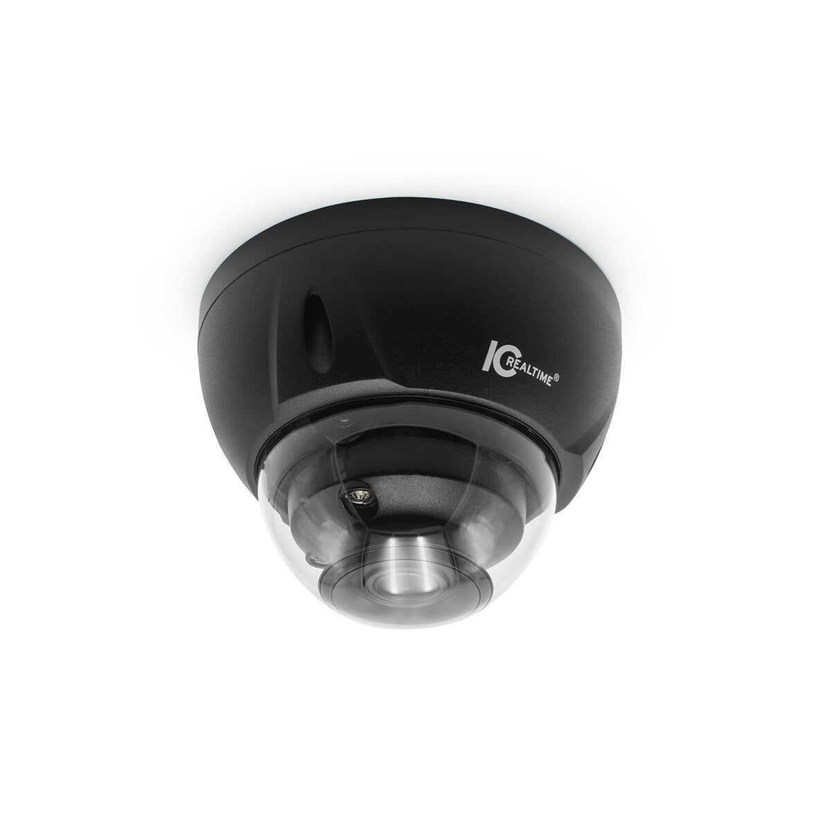 IC Realtime IPFX-D80V-IRB3 | 8MP IP Indoor/Outdoor Vandal Dome Camera, Black Finish