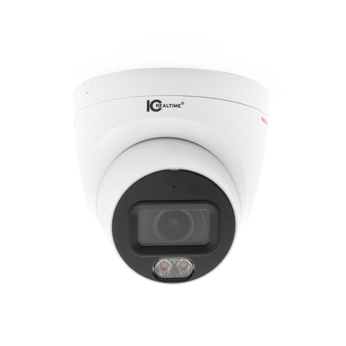 IC Realtime IPMX-E40F-W2-LED | 24/7 Full-Color Series 4MP Pro Full-Color Turret Camera with STARVIS
