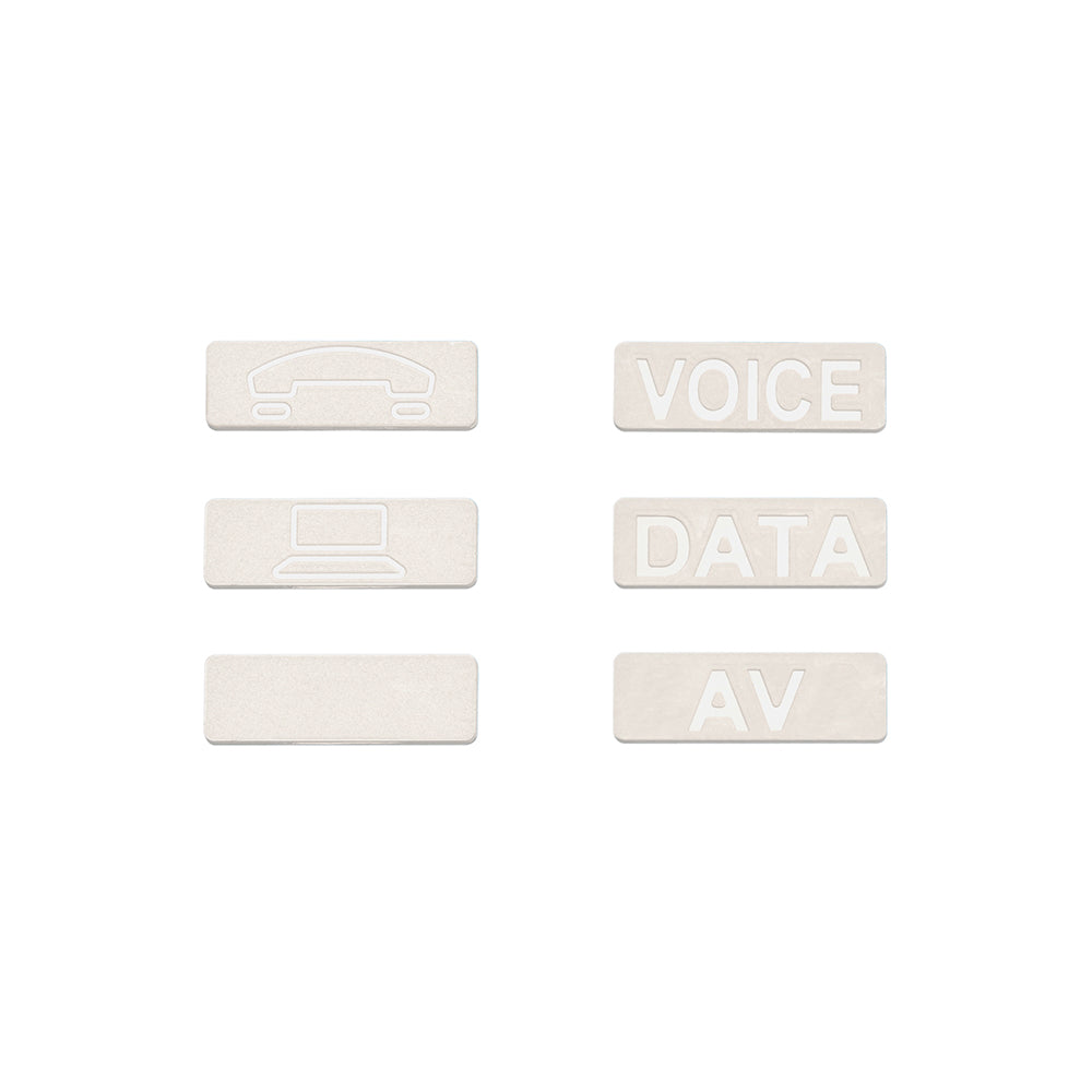Leviton ICONS-ICR | Atlas-X1 Bulk Icons (pack of 72), Dark Red