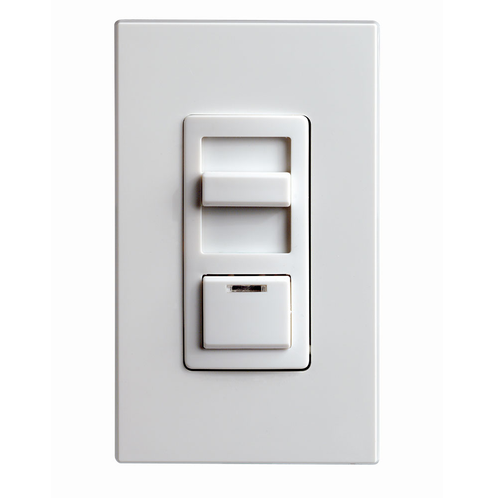 Leviton IP710-DLZ | IllumaTech Slide Preset Electro-Mechanical 0-10V Slide Dimmer for use with LED