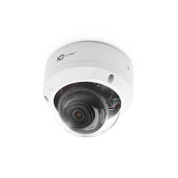 Ic Realtime Llc IPMX-D40F-IRW3 | 4Mp Ip Indoor/Outdoor Small Size Vandal Dome, Fixed 2.8Mm Lens, 164’ Smart Ir