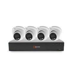 Ic Realtime Llc NIGHTWATCH-PRO-AI-4ED-VFX | Nightwatch-Pro-Ai Bundle (1) Nvr-Vfx08Poe-1U4K1-2Tb, (4) Ipeg-E40F-Diw1 Cams