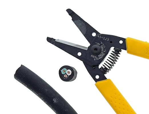 Ideal Industries Usa 45-123 | Electrical T-Cutter Wire Cutter - Spring Loaded Steel Pliers