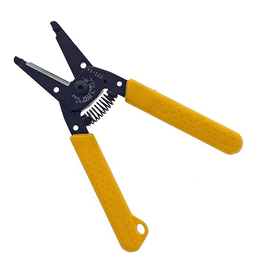 Ideal Industries Usa 45-123 | Electrical T-Cutter Wire Cutter - Spring Loaded Steel Pliers