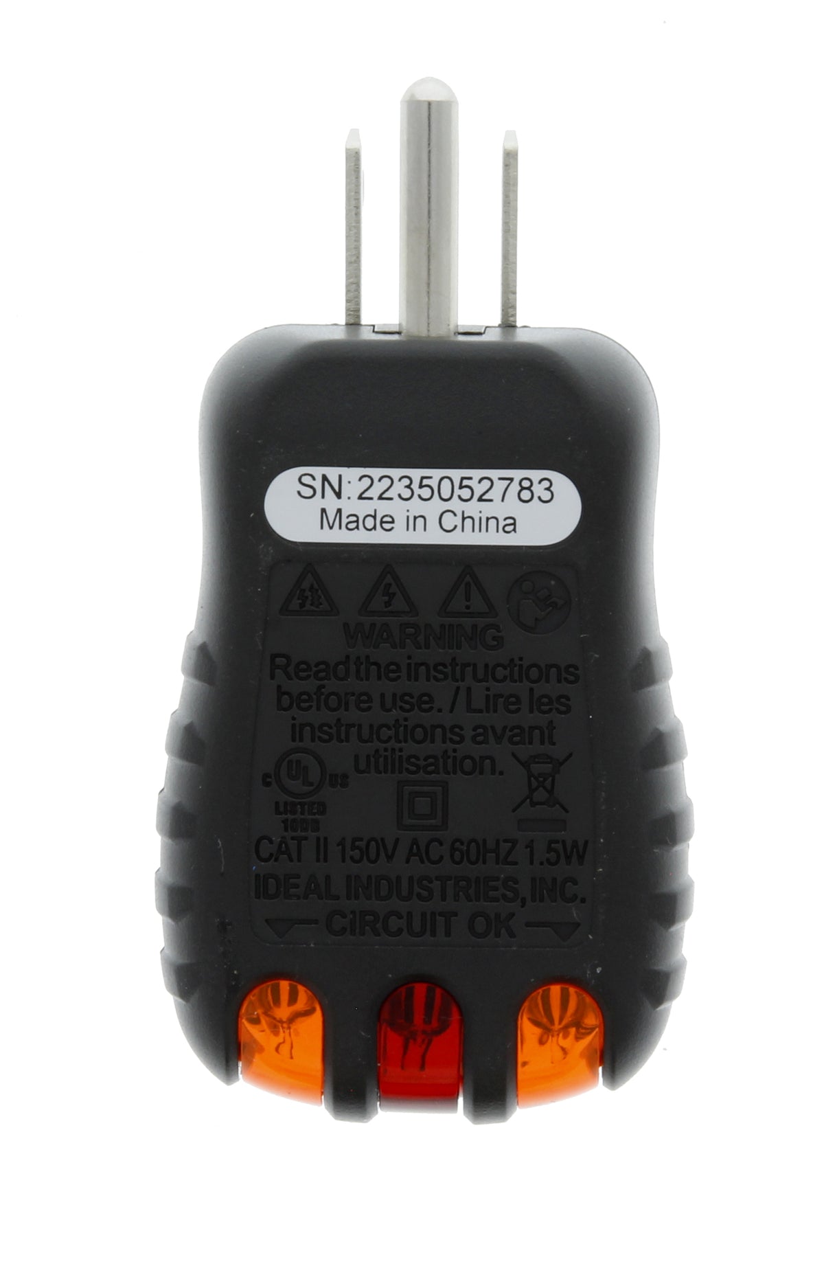 Ideal Industries Usa 61-502 | 120V Ac Gfci Receptacle Tester