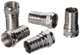 Ideal Industries Usa 85-037 | Rg-6 F Hex Crimp Connector, (10/Card)