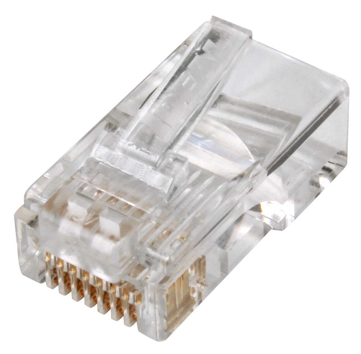 Ideal Industries Usa 85-371 | Modular Plug: Fiber Optic Cable Size_Combined, # Of Positions: 8 Color: Clear, 5E