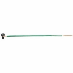 Ideal Industries 30-3394 | 10" Pigtail, 1 Wire, Solid, 12 Awg, Green, Loop & Screw, Stripped, 500/Box