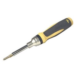 Ideal Industries 35-988 | Screwdriver, 9-In-1, 1/2 Phillips, 1/4" And 3/16" Slotted, 1/4", 5/16" And 7/16" Nutdriver