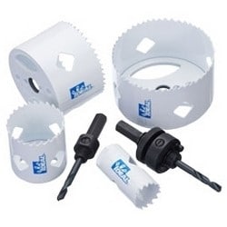 Ideal Industries 36-544 | Hole Saw, 3", 2-1/2" Pipe Entrance, 1-7/8" Cut Depth, Bi-Metal, Rigid Solid Steel Back Plate