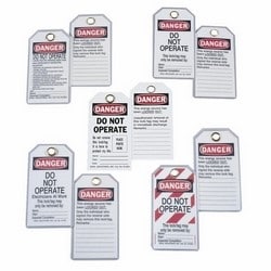 Ideal Industries 44-833 | Lo Striped Tag-Do Not Operate