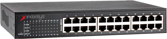 Inaxsys Security Systems IN-4024G | 24-port Gigabit Rack-mount Ethernet Switch