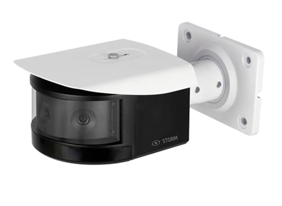Inaxsys Security Systems INSBO6180IRF | 3x2MP (6MP) H265 Network Multi-lens IR Panoramic Bullet With IR With SD Slot
