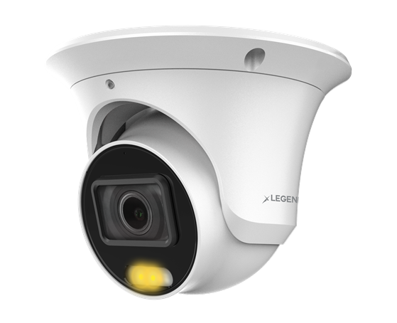 Inaxsys Security Systems | 4.1MP ChromaView Fixed Lens Turret Network Camera