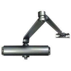 International Door Closers 884-P DU | Door Closer Adjustable Back-Check Surface Mount Parallel Arm, Size 4, 9-3/4 Length x 1-3/4 Height, 3" Projection from Door, Storefront Bronze