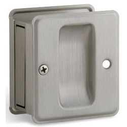 Ives, H. B. 221B26D | Sliding Door Flush Pull, 2-7/16" Diameter x 7/16" Depth, Wrought Brass, Satin Chrome
